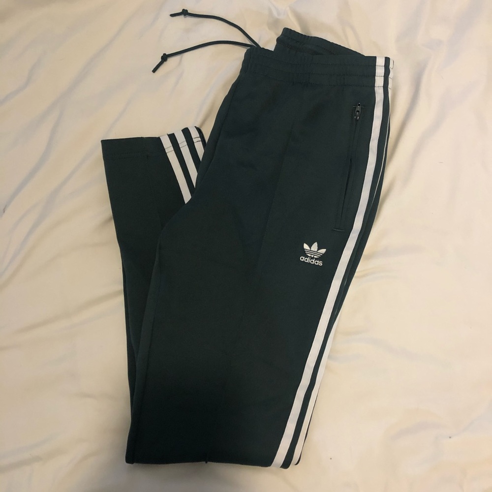 Adidas Green tracksuit pants brand new.